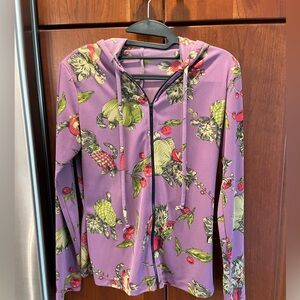 Vintage Betsey Johnson Kitten print hoodie EUC Rare print!